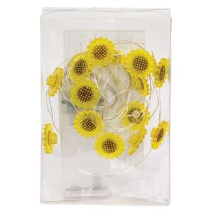 LED Sunflower Timer Lights, 15 Count G97418;