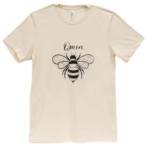 Queen Bee T-Shirt, Heather Natural L137;