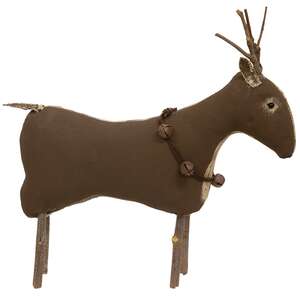 Stiffened Fabric Primitive Standing Reindeer