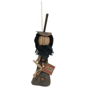 Stiffened Fabric Primitive Abe Hanger