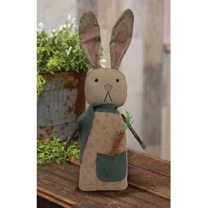 Floral Bunny Doll with Carrot Pocket U24034;