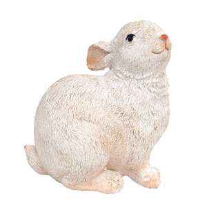 White Resin Bunny, 4 Asstd.