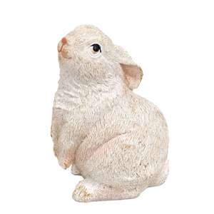 White Resin Bunny, 4 Asstd.