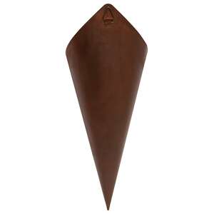Cone Metal Wall Planter, Rusty