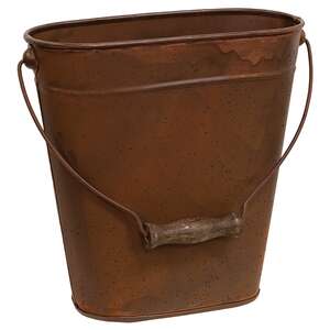 Rust & Black Oval Wall Planter