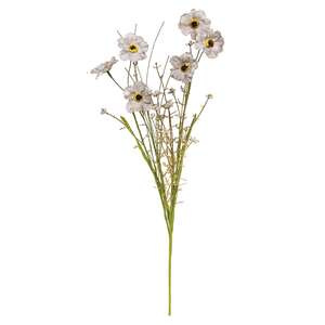 Wild Spring Geranium & Grass Spray, Periwinkle 18392;