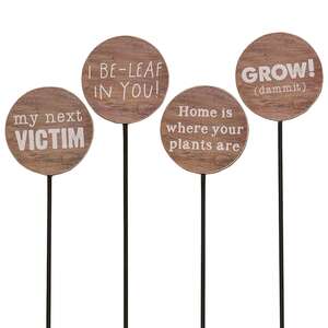 My Next Victim Houseplant Poke, 4 Asstd.