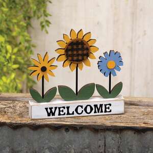 Welcome Triple Flower Sitter