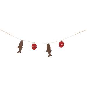 Fish & Bobber Wooden Mini Garland