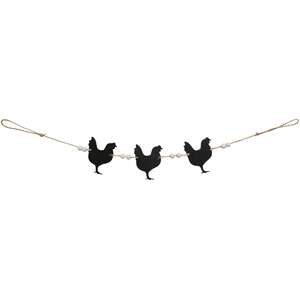 Beaded Chickens Mini Garland