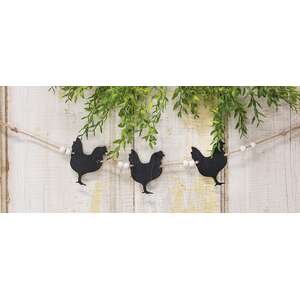 Beaded Chickens Mini Garland