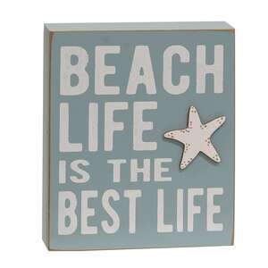 Beach Life Starfish Box Sign