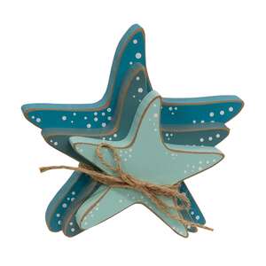 3/Set, Wooden Starfish Bundle