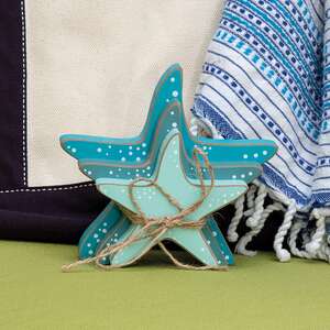 3/Set, Wooden Starfish Bundle
