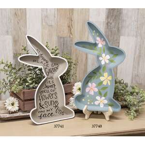 Bunny Words Wooden Tray
