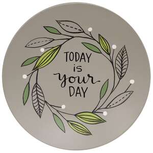 You Are Enough Leaf Plate, 3 Asstd.