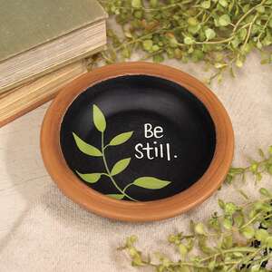 Be Still Mini Wooden Bowl