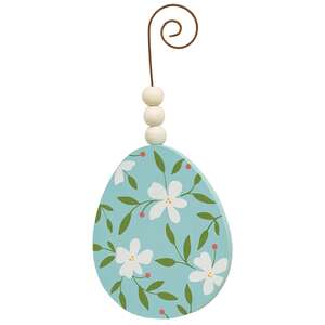 Beaded Deco Easter Egg Ornament, 4 Asstd.