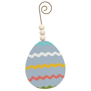 Beaded Deco Easter Egg Ornament, 4 Asstd.