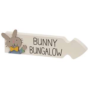 Carrot Cottage Bunny Bungalow Arrow Sitter, 2 Asstd.