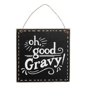 Oh Good Gravy! Square Hanger, 3 Asstd.