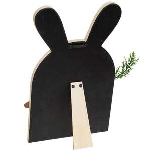 Wooden Layered Bunny with Carrot Easel