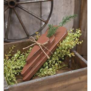 3 Set, Chunky Wooden Carrot Bundle