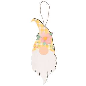 Spring Flower Chunky Gnome Ornament, 3 Asstd.