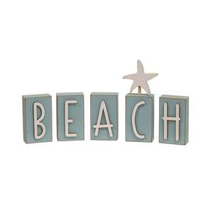 5/Set, "Beach" Word Blocks