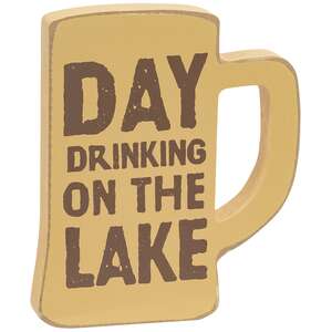 Drinking on the Lake Chunky Mug Sitter, 3 Asstd.