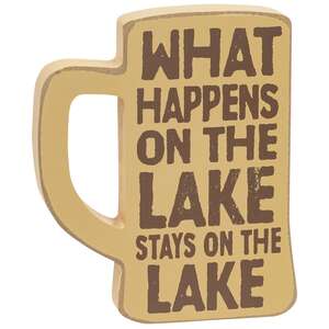 Drinking on the Lake Chunky Mug Sitter, 3 Asstd.