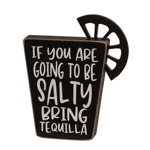 Tequila Words Block Sitter, 2 Asstd.;