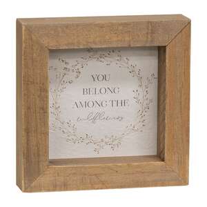 Wildflower Sayings Mini Frame, 3 Asstd.
