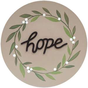 Grace, Faith, Hope Vine Plate, 3 Asstd.