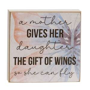 Strong Mother Butterfly Square Block, 2 Asstd.