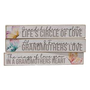 Grandmother Butterfly Mini Stick, 3 Asstd.