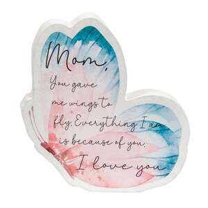 Grandma/Mom Watercolor Butterfly Sitter, 2 Asstd.