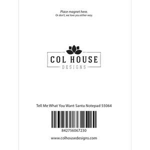 Tell Me What You Want Santa Notepad 55064;