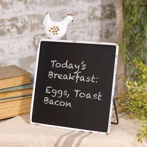 Farmhouse Chicken Chalkboard Easel