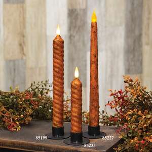 Pumpkin Spice Slender Timer Taper, 10.75"