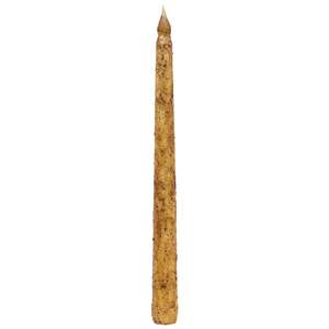 Burnt Ivory Slender Timer Taper, 10.75"