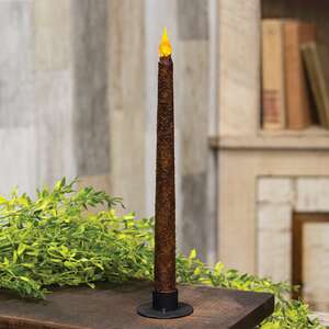 Burnt Mustard Slender Timer Taper, 10.75"