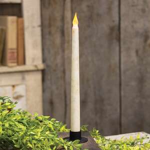 Ivory Slender Timer Taper, 10.75"