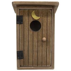 Outhouse Wooden Sitter, Brown