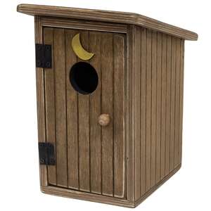 Outhouse Wooden Sitter, Brown