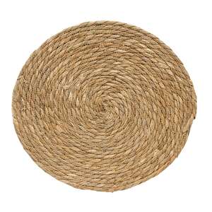 Natural Straw Round Mat