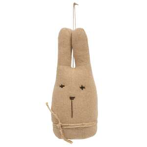 Fabric Rabbit Head Ornaments, 3 Asstd.