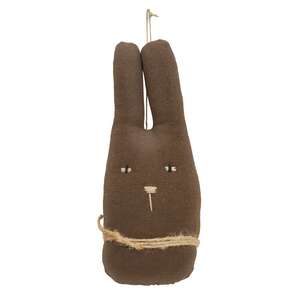 Fabric Rabbit Head Ornaments, 3 Asstd.