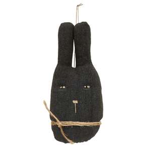 Fabric Rabbit Head Ornaments, 3 Asstd.