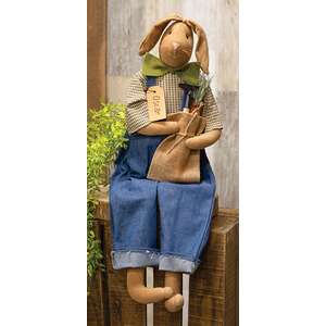 CS38904 Farmer Oscar Bunny Doll;